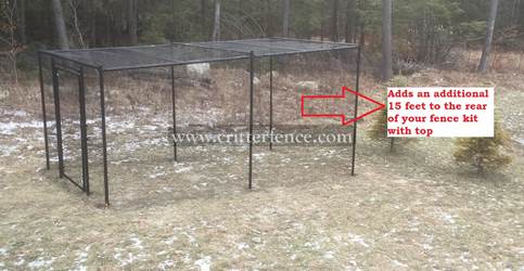 Fence Kit With Top 6 (Rear Extension, All Metal) Fence Kit With Top 6 (Rear Extension, All Metal)